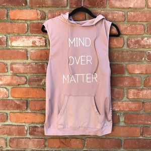 Soho Athletic Mesh Back Sleeveless Hoodie